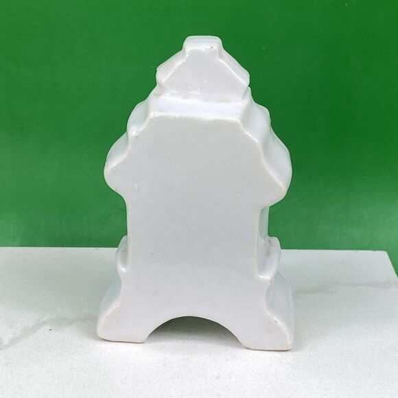 Vintage H Kato 3.5" Mantel Clock Ceramic Porcelain Figurine Made In Japan - Picture 3 of 7